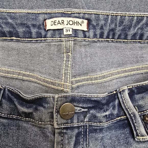 Dear John Panorama Stretch Flare Denim Jeans Women’s Size 31 - Picture 6 of 7